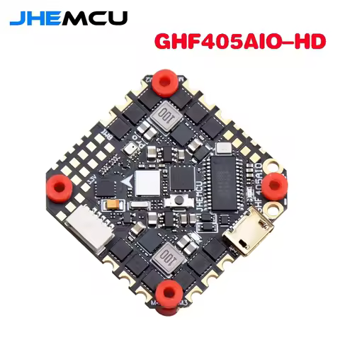 JHEMCU GHF405AIO-HD Betaflight F405 OSD Flight Controller W/ 40A ESC PWM Dshot600 2-6S for Toothpick