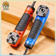 SUERHD Electric Corner Screwdriver, Manual Tool High Torque Right Angle Screwdriver,  Magnetic Multi