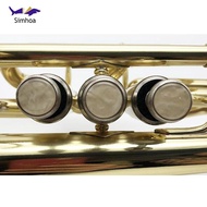 Simhoa Plastic Trumpet Cornet Key Buttons Pearl Inlays for Trumpet Parts Accessory
