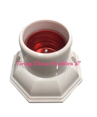 Fiting Fitting Lampu Plafon / Fiting Duduk Segi 8 DEXTA DX-512