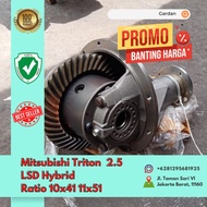 Gardan Belakang Mitsubishi Triton 2.5 LSD Hybrid Gigi 10x41