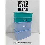 Tupperware so fresh Rectangular set