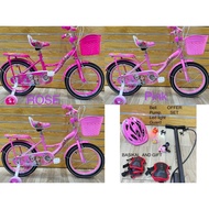 BASIKAL BUDAK CORESS 16'' INCH PRINCESS KIDS BICYCLE CHILDREN BIKE BICYCLE FROZEN 166 BASIKAL SIAP PASANG