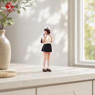 Sharprepublic 1/24 Miniature Figure Tiny People Sand Table Ornament Scene People Desk Decoration, Co
