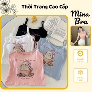 [ Mina Bra ] High Quality Cute Shaped Strap Bra