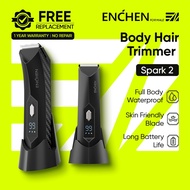 Enchen Spark 2 Pemangkas Elektrik Rambut Badan Body Hair Trimmer Skin-safe Blade 100% Waterproof Pri