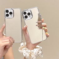 Cosmetic Mirror Clear Phone Case For OPPO A98 A79 A59 A38 A35 A33 A32 A31 A18 A17K A15S A12E A11S A9