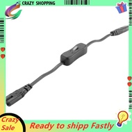 Power Extension Cord, Iec320 C7 to C8 Power Adapter Extension Cord with Switch Control with "8" Inte