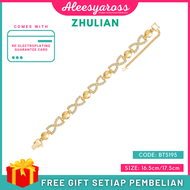 [BT5195] Rantai Tangan RINGKAS BIOMAGNETIC ZHULIAN Gold Plated Bracelet Jewellery Emas Saduran Baran