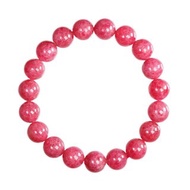 【正佳珠寶】薔薇石 高品玫瑰紅薔薇 10.4-10.8mm 玫瑰薔薇石手珠