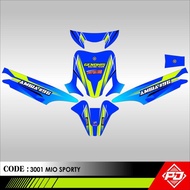 Decal Stiker Motor MIO SPORTY LAMA Full Body Sticker Custom Variasi