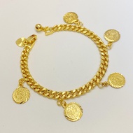 Bangkok 916 gold bracelet cop 916 bracelet  gelang gelang emas korea 916 Charms Rantai Tangan Bracel