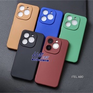 Itel A80 Softcase Procamera silicon Matte Case full cover Itel A80