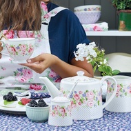 丹麥GreenGate Rose white 茶壺 / 奶罐 / 糖罐 / 水瓶 0.5L / 1L