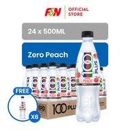 100PLUS Zero Peach 500ML X 24