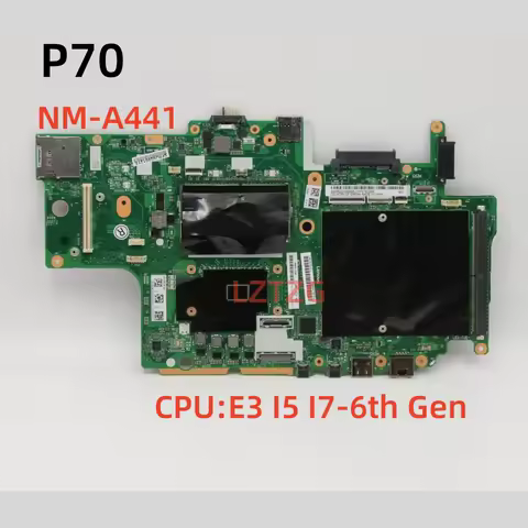 NM-A441 For Lenovo ThinkPad P70 Laptop Motherboard With CPU E3 I5 I7-6th Gen 01AV304 100% Tested OK