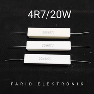 4.7ohm 4R7 ohm 20w 20watt Resistor