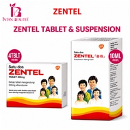 Zentel Tablet (200mg/4s) / Zentel Suspension 400mg (10ml)