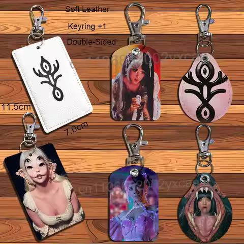 PORTALS Hadita Melanie Martinez Card Holder With Keychain Executive Protection For Bank Credit Subwa