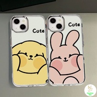 COD-Cute Puppy Curly Face Case For Iphone 7 8 X 11 12 13 14 15tpu Phone Transparent Metal Photo Fram