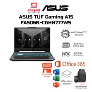 ASUS TUF Gaming A15 FA506N-CGHN777WS 15.6 FHD 144Hz Gaming Laptop (R7-8845HS, 8GB, 512GB, RTX3050, W