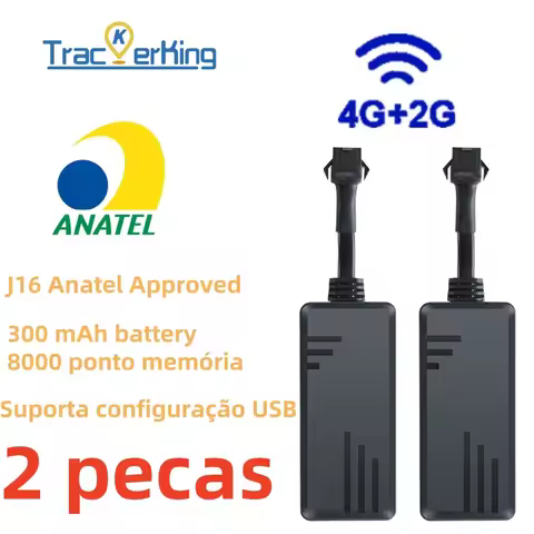 2 unidade J16 TrackerKing 4G+2G GPS Trecker 4G GPS Tracking Device Rastreador gps J16 Support Car Al