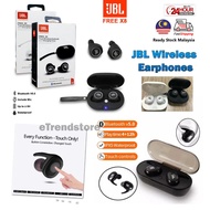 JBL Bluetooth Wireless Earbuds Headphones Earphone TWS4 5.0 FreeX8 sports headset