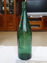 玻璃瓶(4)~早期~無蓋~大醬油瓶~高約39.5CM~S~氣泡玻璃~懷舊.擺飾.道具