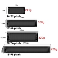Car RGB LED Windshield Panel Led Eyes Display Digital Eyes Devil Eyes Flexible Screen for SUV Truck 