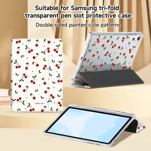For Samsung Galaxy Tab S9 protective case, double-sided painting, Tab A8, Tab A7, Tab S7+/S8+/S9+/S9
