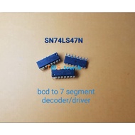 IC SN74LS47N sn 74ls47n 74LS47 BCD to 7 Segment driver ic