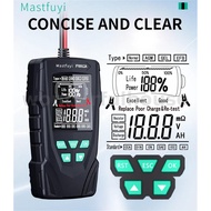 MASTFUYI FY8912A Car Battery Tester 12V/24V 8V-36V Wide Voltage Range Lead-Acid AGM GEL EFB Diagnost