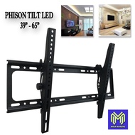 Phison Tilt TV Wall Mount Bracket [39"-65"] - Suitable For All TV [LED/LCD/Smart/Android]/Fittings Included