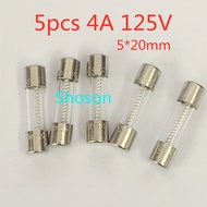 5pcs T4A 125V 5X20MM 4A 125V 5TT4-R Original BEL glass fuse with wrapped wire