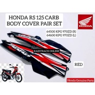 HONDA RS 125 CARB BODY COVER RED