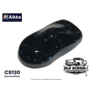 AIKKA CS130 CHARCOAL BLACK 2K Cat Kereta Supreme Solid Old School Series/ 2K Car Paint Motor Cat Ban