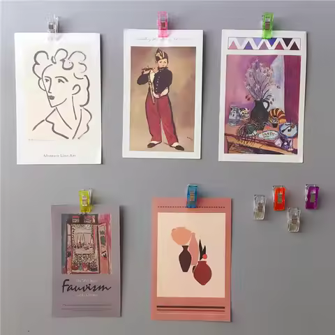Cute Color Clip Refrigerator Magnet Photo Wall Message Sticker Clip Photo Office File Bill Clip Magn