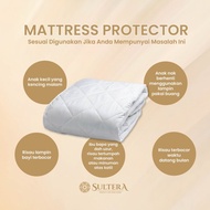 Sultera Mattress Protector Queen King THE SULTERA Microfibre Ready Stock Pelindung Pelapik Tilam 100