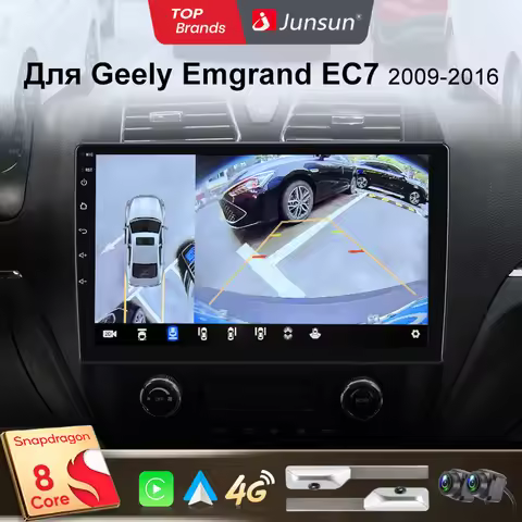Junsun Qualcomm 8-Core 360 Camera Wireless CarPlay Android Auto Car StereoFor Geely Emgrand EC7 1 20