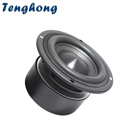 Tenghong 3 Inch HIFI Bass Speaker 4Ohm 8Ohm 25W Portable Audio Speaker Unit Bookshlef Subwoofer For 