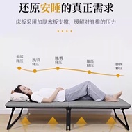 Folding single-person nap bed, simple and portable foam nap bed, office companion bed, camping bed