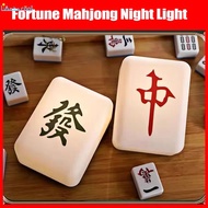 Creative Mahjong Night Light Soft Eye Protection LED Bedroom Bedside Table Lamp usb Charging Adjustable Decorative Gift livebecool