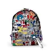 3D Alphabet Lore Backpack Primary Mdle School Students Teens Notebook Bag Children Boys Girls Cosplay Cartoon Anime Schoolbag