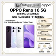 OPPO Reno 16 (5G) [8GB RAM 256GB ROM] [12GB RAM 256GB ROM] [12GB RAM 512GB ROM]