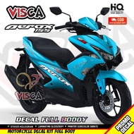 Decal Aerox 155 Old Full Body Sticker Aerox 155 Old Cool Striping Aerox 155 Old Variation Decal Holo