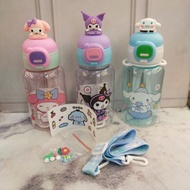 Sanrio Character Drinking Bottle Straw Drinking Bottle code 8839 ADA longTALI