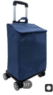 可摺疊四輪購物車