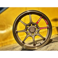 New Car Sport Rim Flow Forming 5.15KG - RAYS CE28 15x6.5J 8x100/114.3 ET40 Satin Bronze with MF - RE