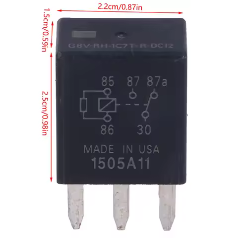 1Pc Waterproof Automotive Relay G8V-RH-1C7T-R-DC12 G8VRH1C7TRDC12 12V Car Relay SPDT 35A 12VDC 5Pins