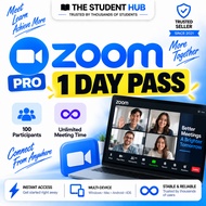 Zoom Pro Premium Meeting Account 1 Day Access - 100 Participants